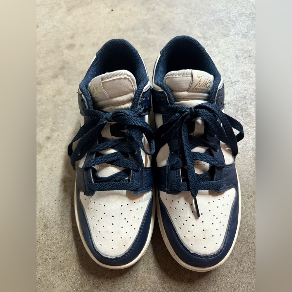 Navy blue Nike Dunks